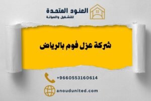 شركة عزل فوم بالرياض