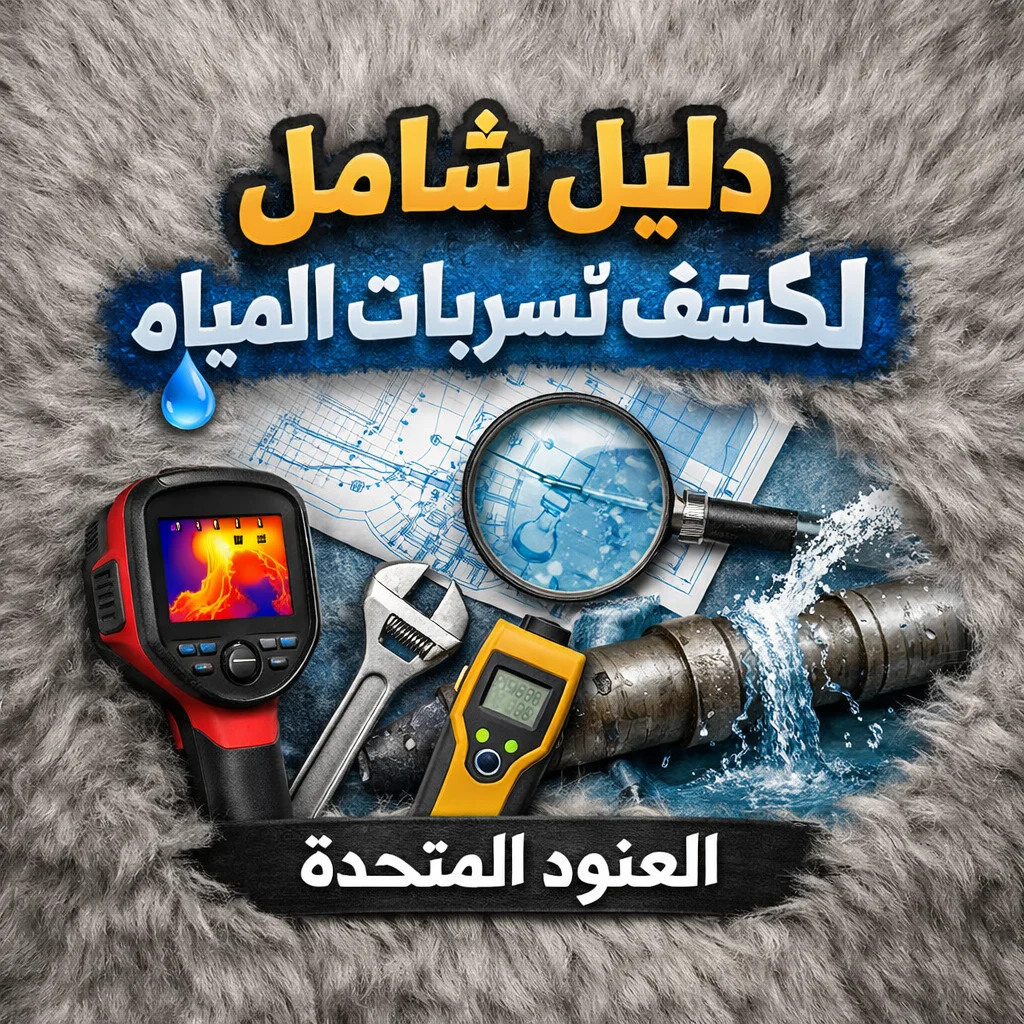 دليل شامل لكشف تسربات المياة