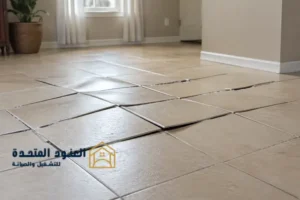 كشف تسربات المياه تحت البلاط