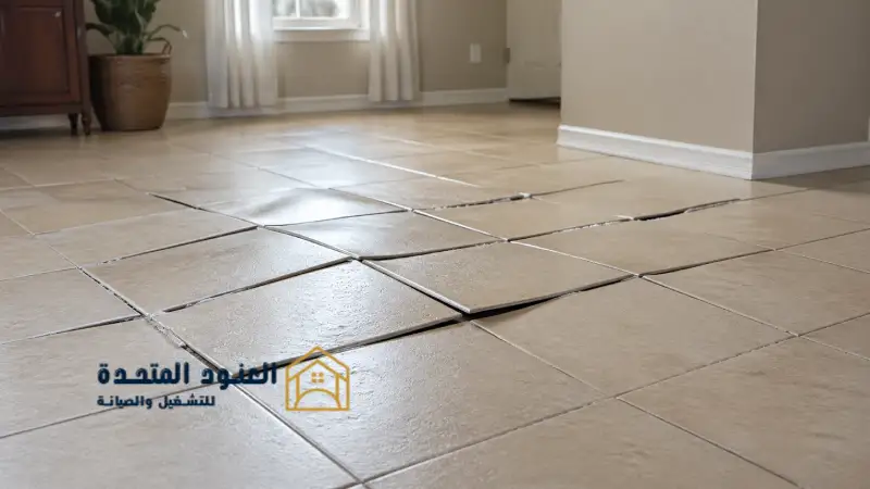 كشف تسربات المياه تحت البلاط