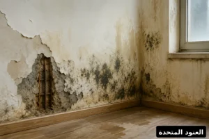لماذا تعود الرطوبة بالجدران بعد الدهان؟ اكتشف السبب الحقيقي والحل النهائي 2 الرطوبة بالجدران لماذا تعود الرطوبة بالجدران بعد الدهان؟ اكتشف السبب الحقيقي والحل النهائي | شركة العنود المتحدة الرطوبة بالجدران
