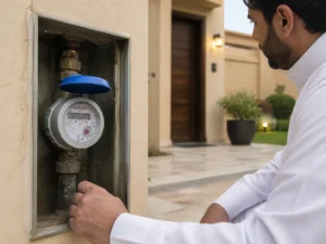 فحص عداد المياه بنفسك